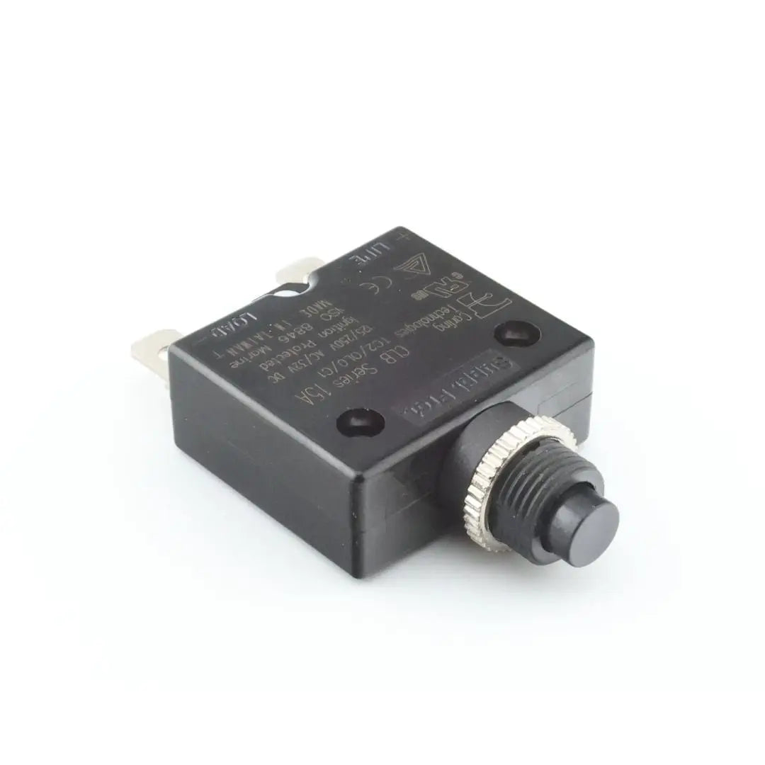 Breaker 15A Man Reset Panel Mount ASHIGARU MOTORSPORTS