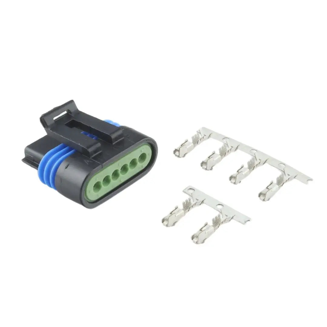 Delphi 6W 150 Series Connector Black ASHIGARU MOTORSPORTS