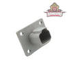 DT 2-Way Flange Mount Receptacle Gray ASHIGARU MOTORSPORTS