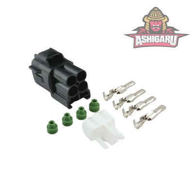 4.8 Series 4Pos Male Yazaki Connector Kit ASHIGARU MOTORSPORTS