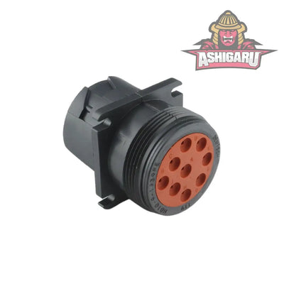 HD10 Receptacle 9 Way Square Flange ASHIGARU MOTORSPORTS