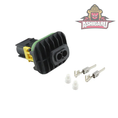 Plug 2 Way TE Connector HD Kit ASHIGARU MOTORSPORTS