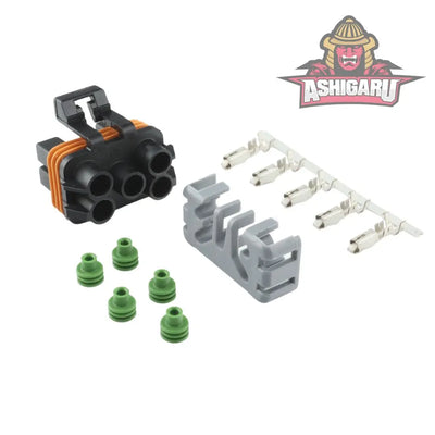 Delphi 5W 30Amp Connector Kit ASHIGARU MOTORSPORTS