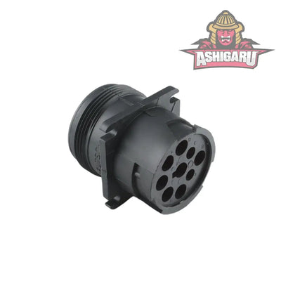 HD10 Receptacle 9 Way Square Flange ASHIGARU MOTORSPORTS