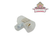 Insulated Single Screw Connector White ASHIGARU MOTORSPORTS