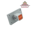 DT 6-Way Flange Mount Receptacle Gray ASHIGARU MOTORSPORTS