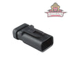 Receptacle 3W TE Connector Red ASHIGARU MOTORSPORTS