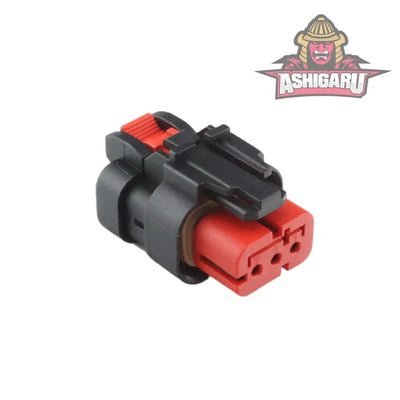 Plug 3W TE Connector Red ASHIGARU MOTORSPORTS