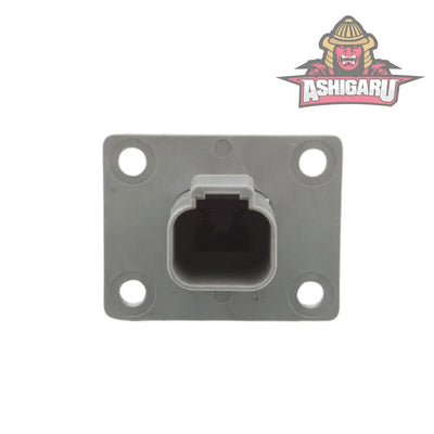 DT 2-Way Flange Mount Receptacle Gray ASHIGARU MOTORSPORTS