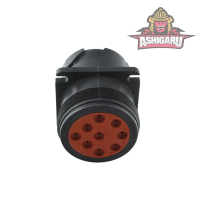 HD10 Receptacle 9 Way Square Flange ASHIGARU MOTORSPORTS