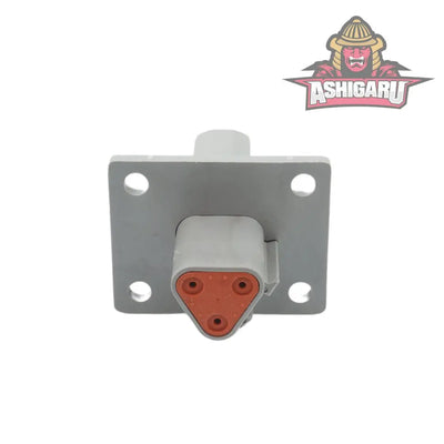 DT 3-Way Flange Mount Receptacle Gray ASHIGARU MOTORSPORTS