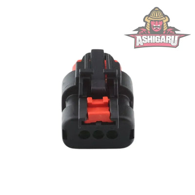 Plug 3W TE Connector Red ASHIGARU MOTORSPORTS