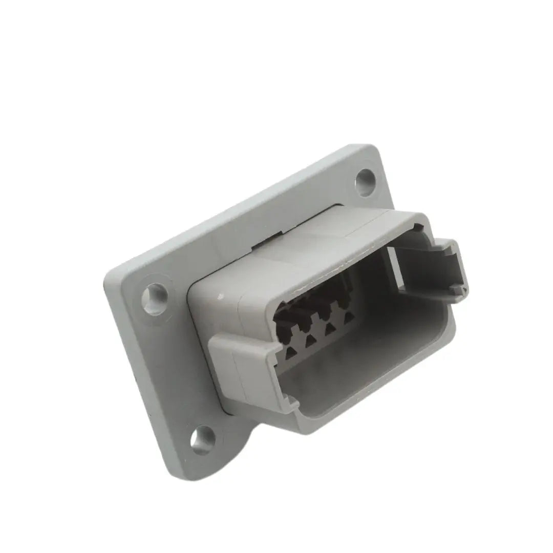 DT 12-Way Flange Mount Receptacle Gray ASHIGARU MOTORSPORTS