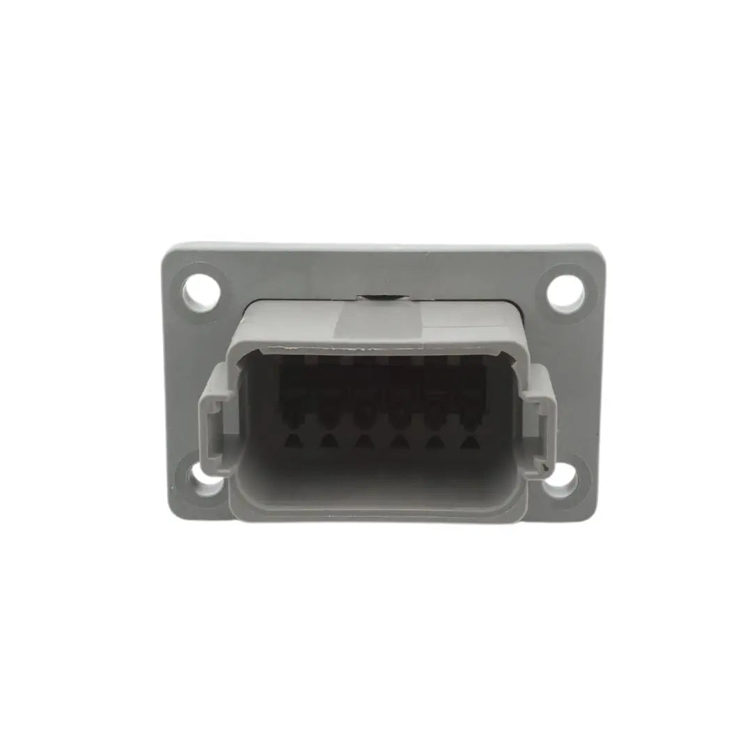 DT 12-Way Flange Mount Receptacle Gray ASHIGARU MOTORSPORTS