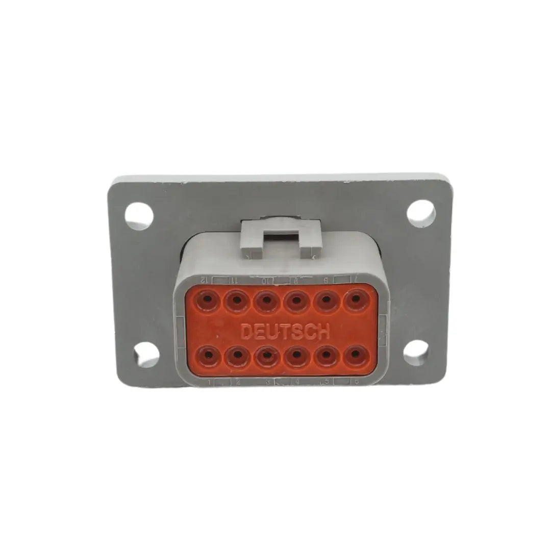 DT 12-Way Flange Mount Receptacle Gray ASHIGARU MOTORSPORTS