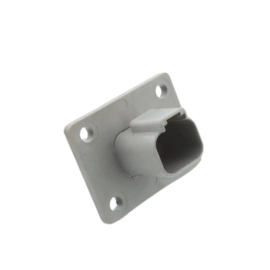 DT 2-Way Flange Mount Receptacle Gray ASHIGARU MOTORSPORTS