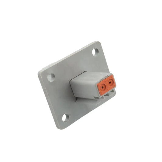 DT 2-Way Flange Mount Receptacle Gray ASHIGARU MOTORSPORTS