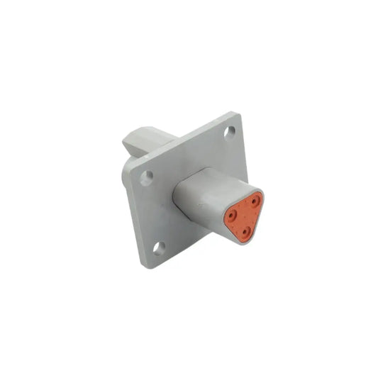 DT 3-Way Flange Mount Receptacle Gray ASHIGARU MOTORSPORTS