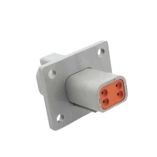 DT 4-Way Flange Mount Receptacle Gray ASHIGARU MOTORSPORTS
