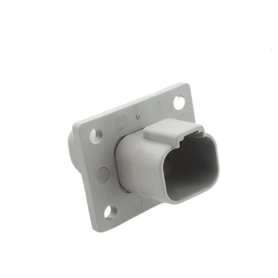 DT 4-Way Flange Mount Receptacle Gray ASHIGARU MOTORSPORTS