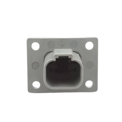 DT 4-Way Flange Mount Receptacle Gray ASHIGARU MOTORSPORTS