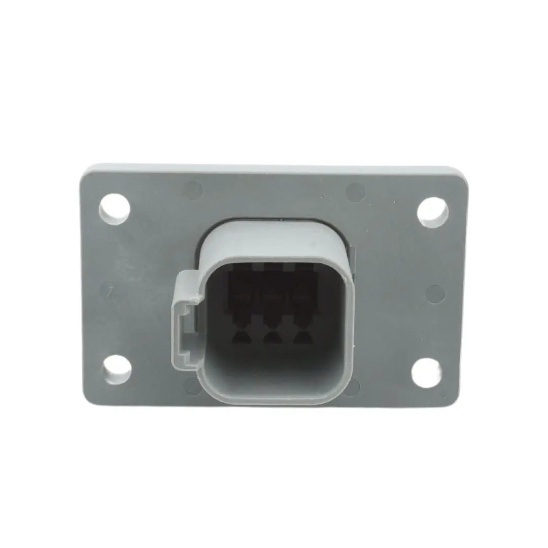 DT 6-Way Flange Mount Receptacle Gray ASHIGARU MOTORSPORTS