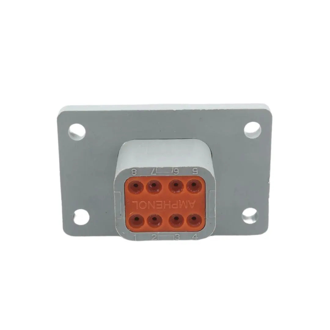 DT 8-Way Flange Mount Receptacle Gray ASHIGARU MOTORSPORTS