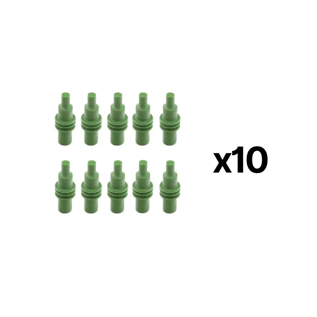 Weather Pack Seal Cavity Plug Green ASHIGARU MOTORSPORTS