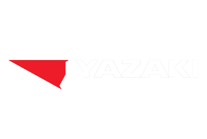 Red triangle logo on a white background